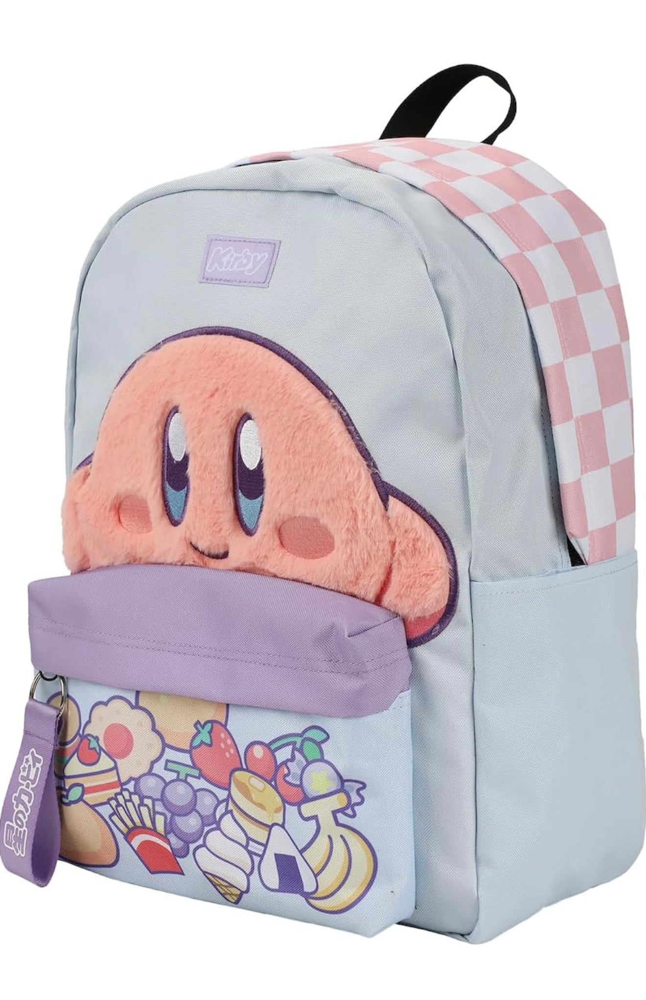 Kirby Snacks Fuzzy Backpack