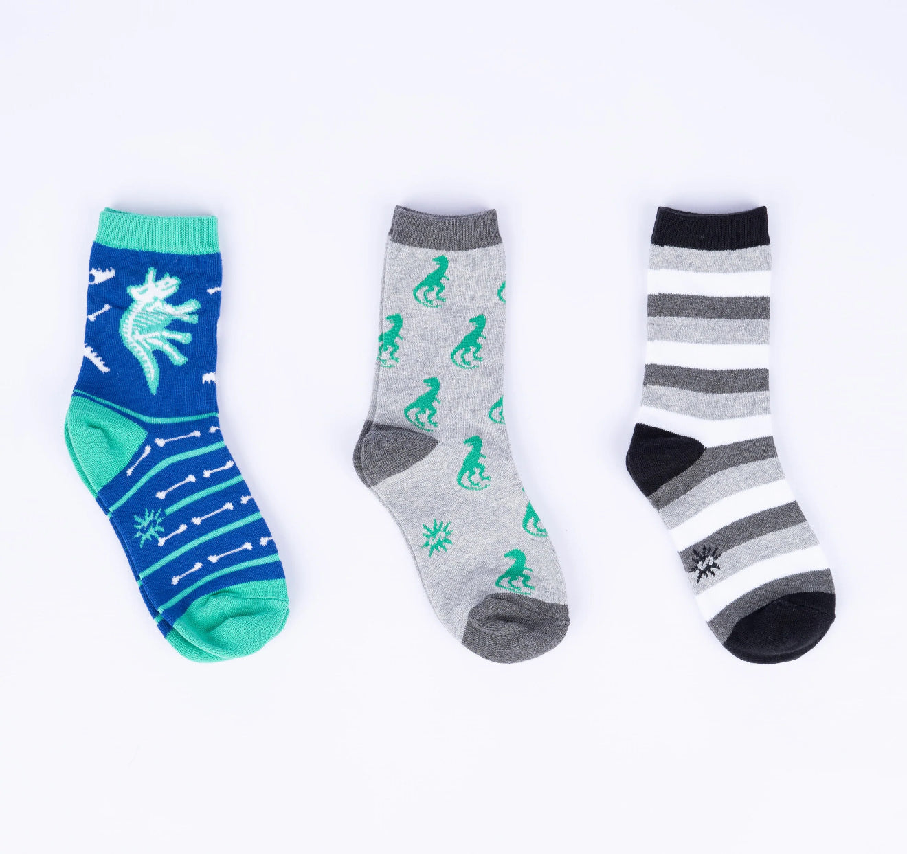 Sock It To Me Junior 3-pk Crew Socks (ages 7-10) Various Designs
