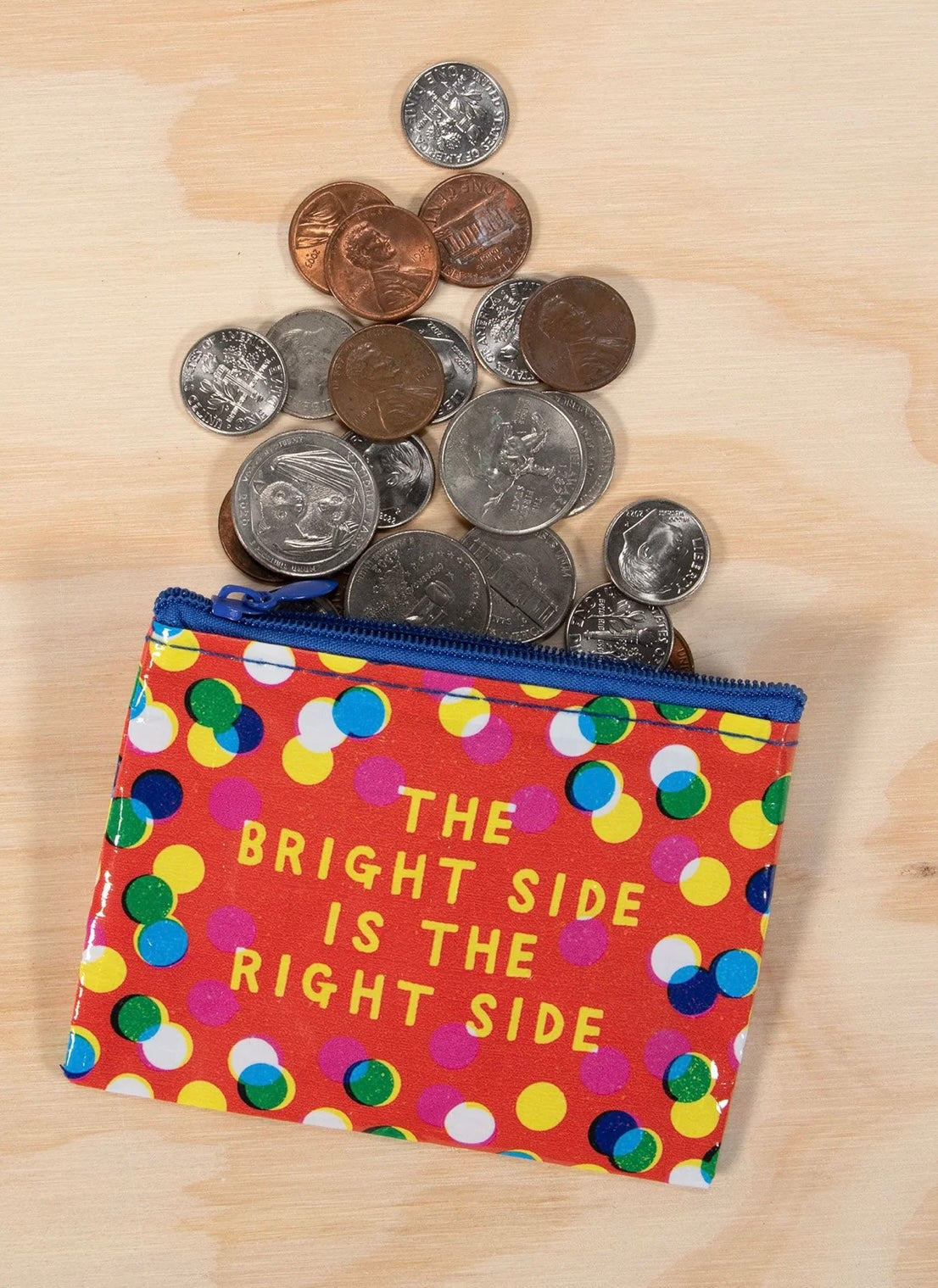 Blue Q Bright Side Coin Purse