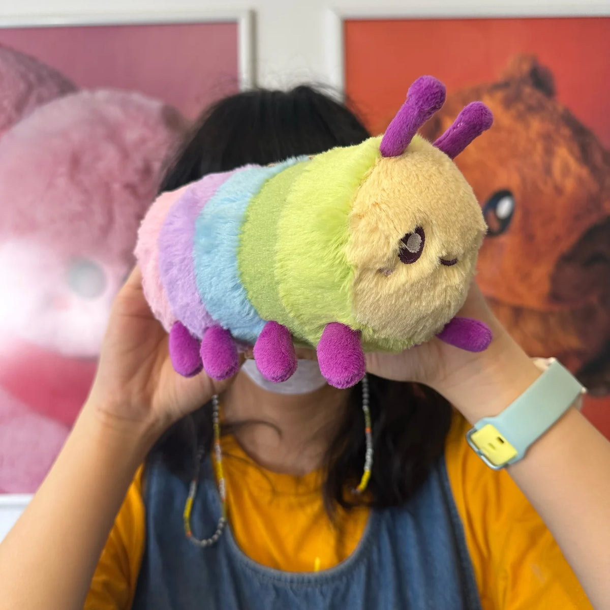 Squishable Snacker Rainbow Caterpillar