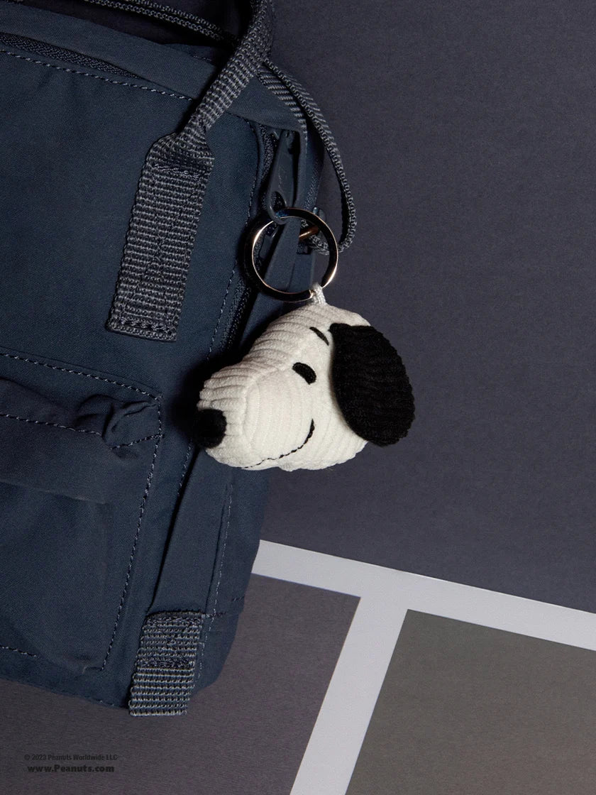 Peanuts Snoopy Head Corduroy Keychain