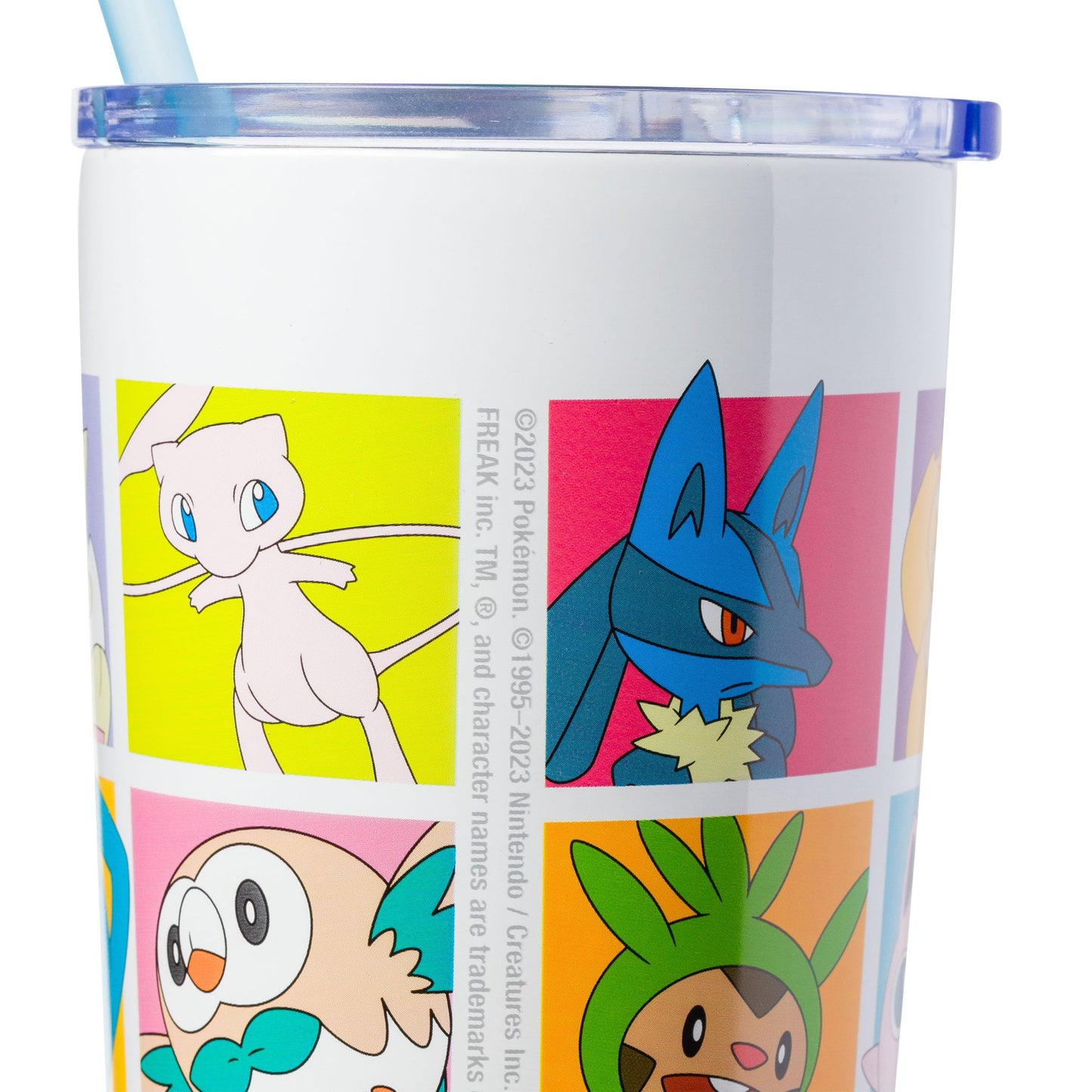 Pokémon Character Grid Double Walled Stainless Steel Tumbler