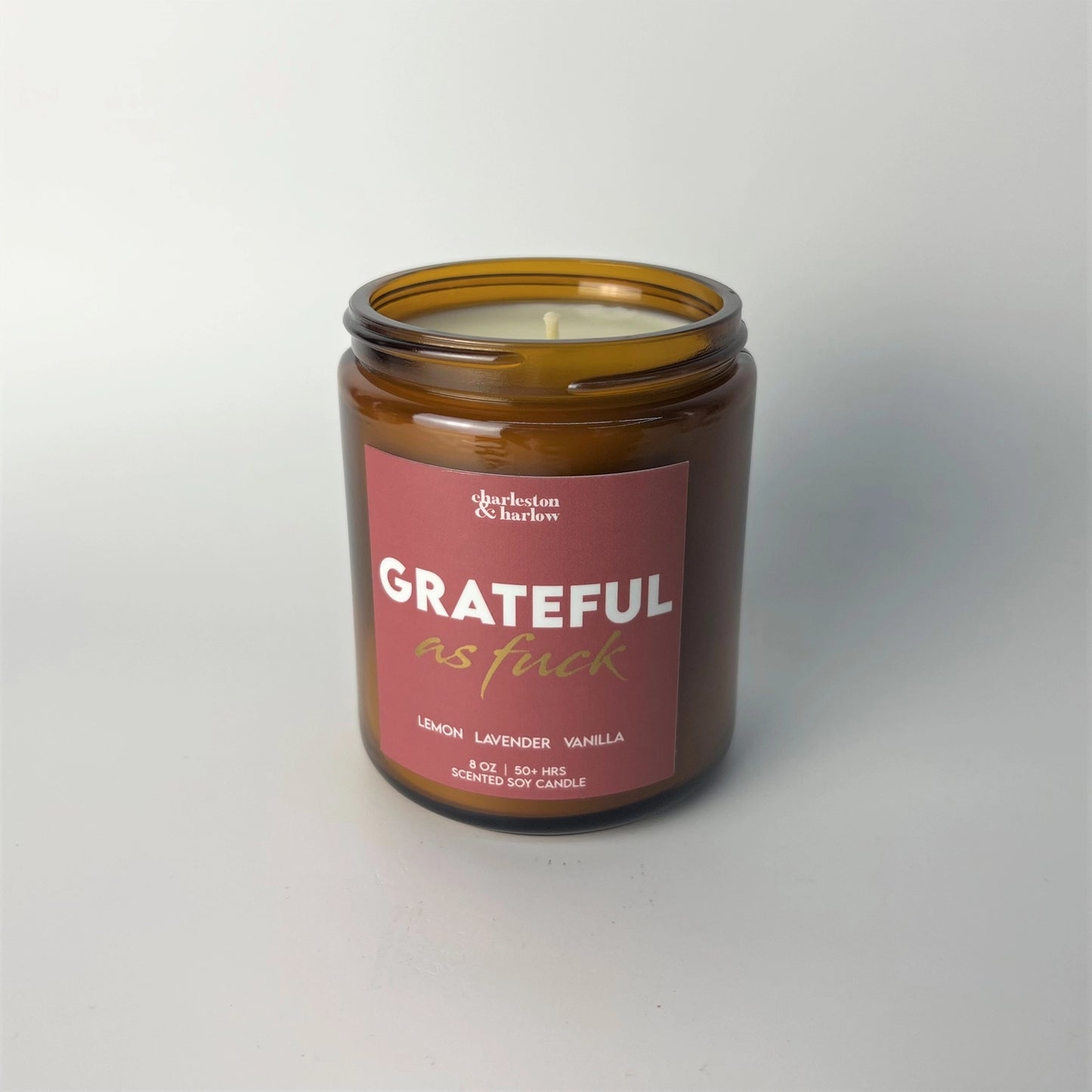 Charleston & Harlow Grateful As F Soy Candle