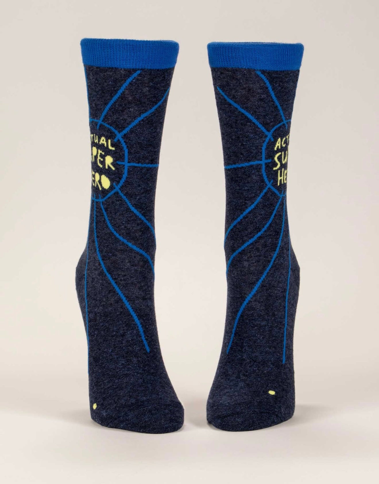 Blue Q Womens Actual Superhero Sock