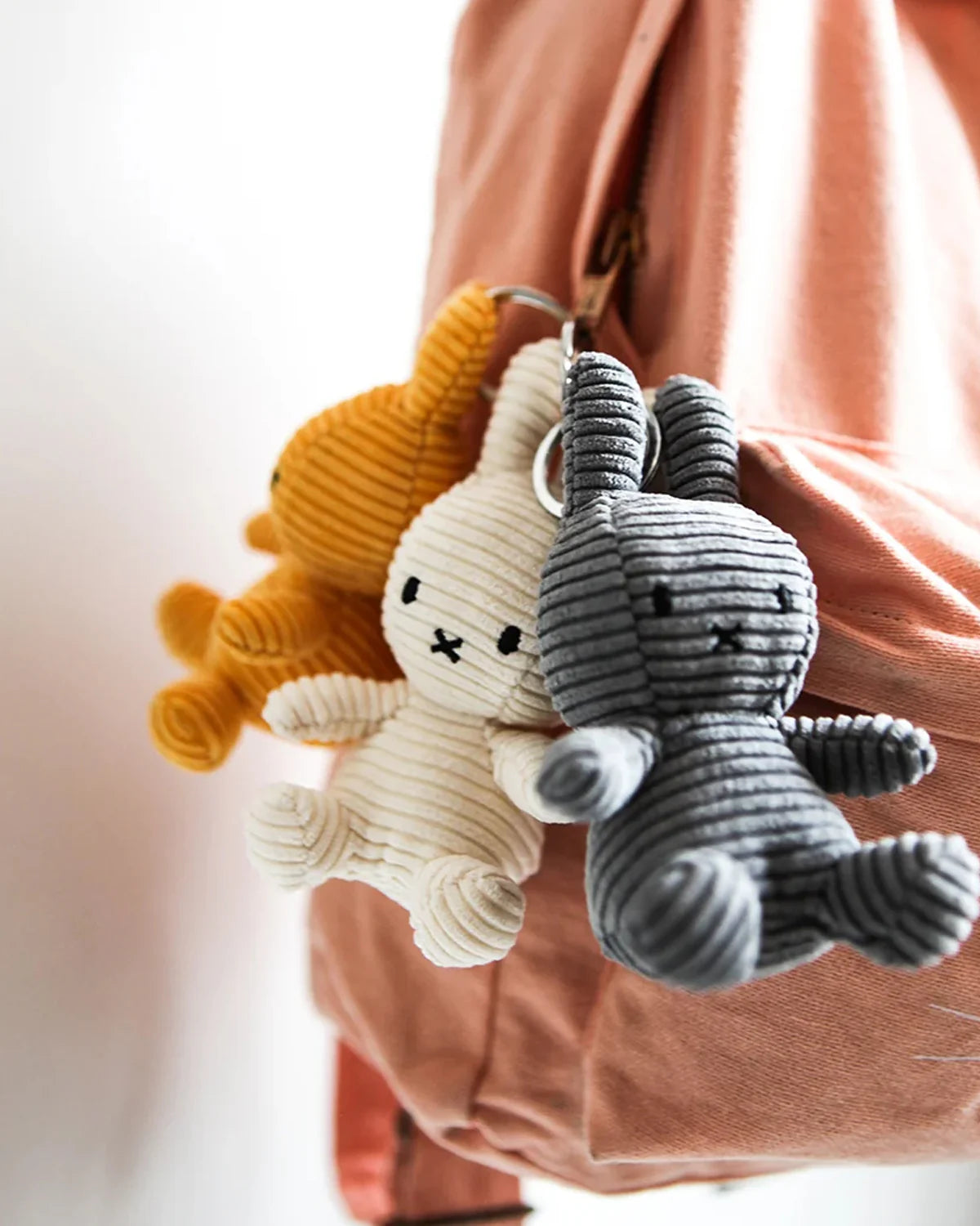 Miffy Corduroy Offwhite Keychain