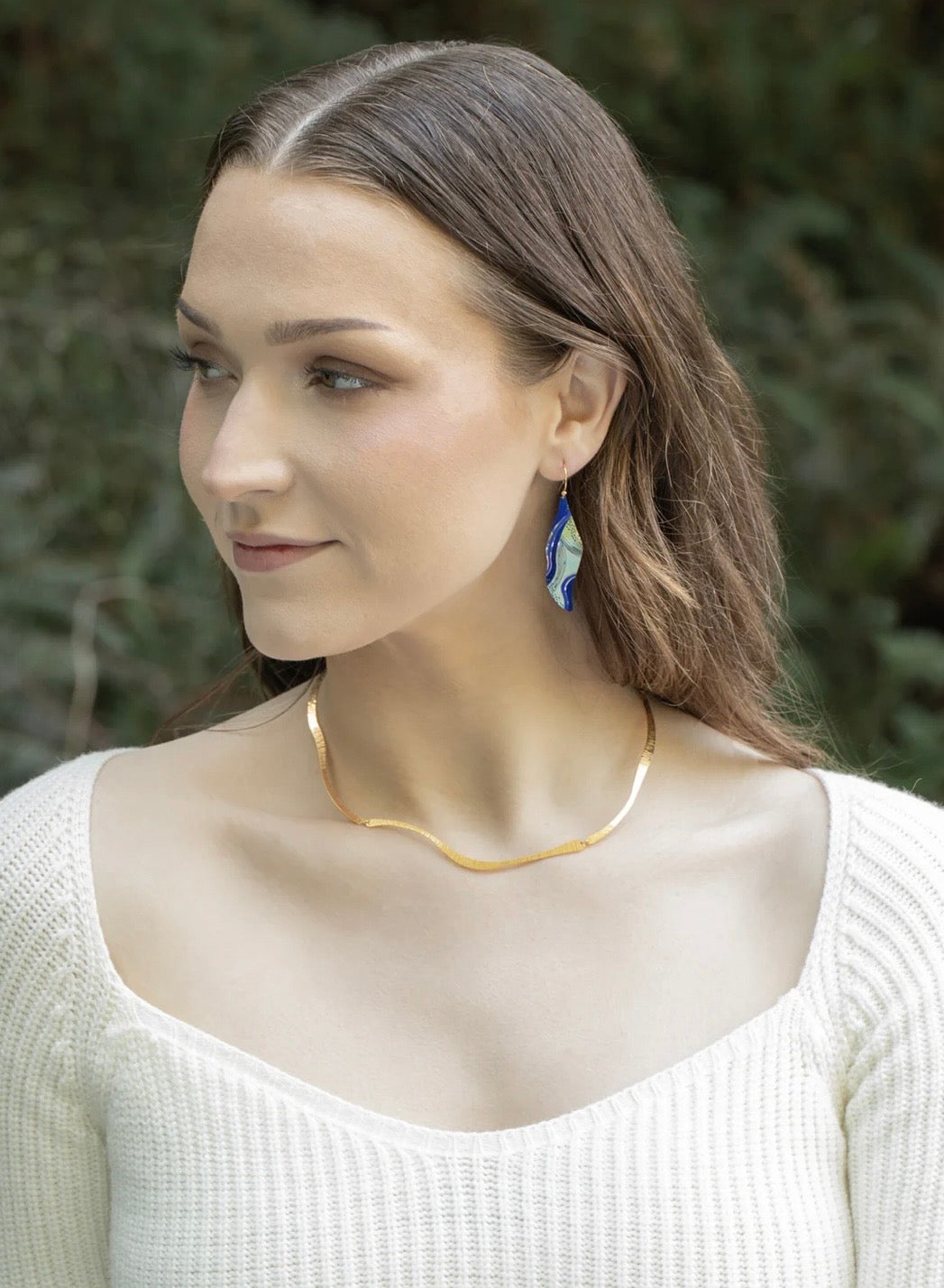 Holly Yashi Turning Leaf Earrings