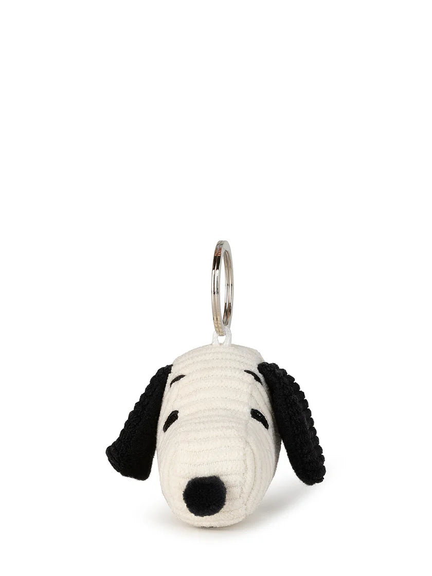 Peanuts Snoopy Head Corduroy Keychain