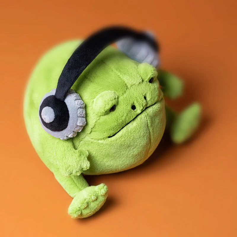 JellyCat Ricky Rain Frog Headphones