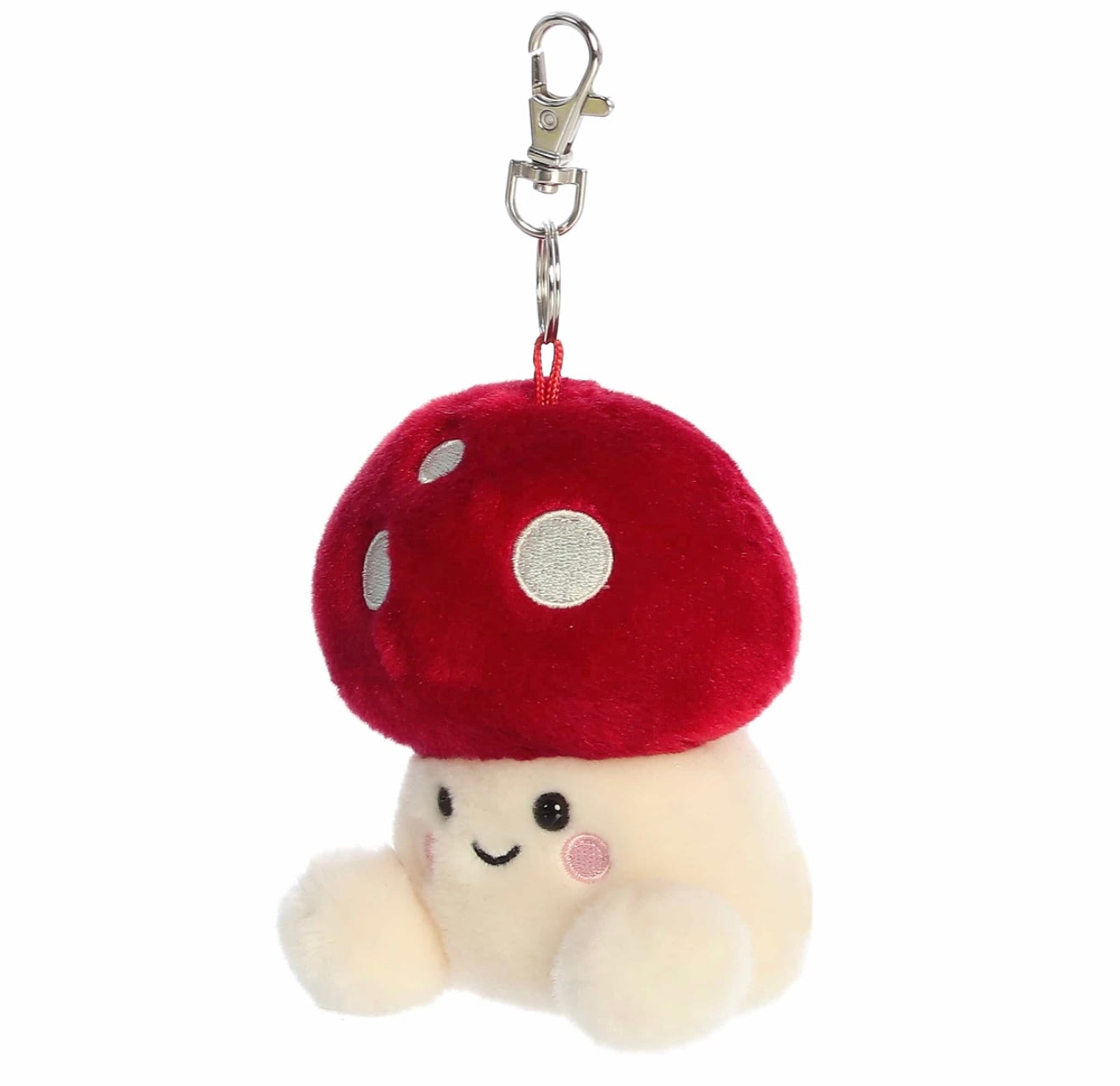 Palm Pals Amanita Mushroom Clip On Keychain