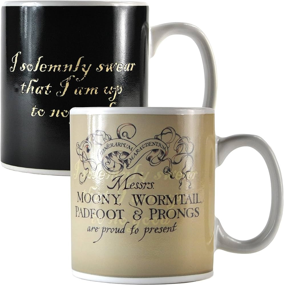 Harry Potter Marauder's Map Heat Changing Mug