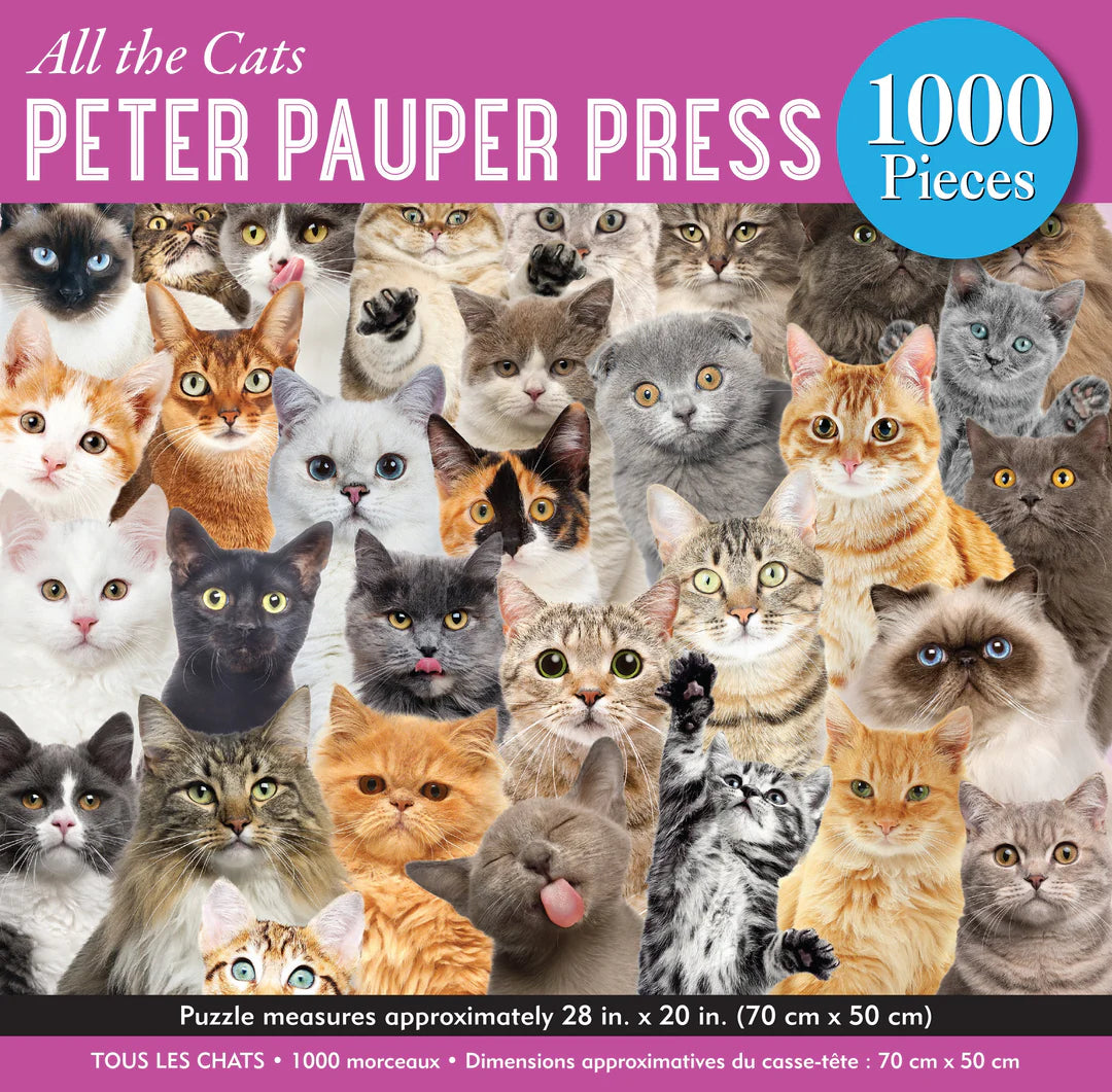 Peter Pauper All The Cats Puzzle 1000pc
