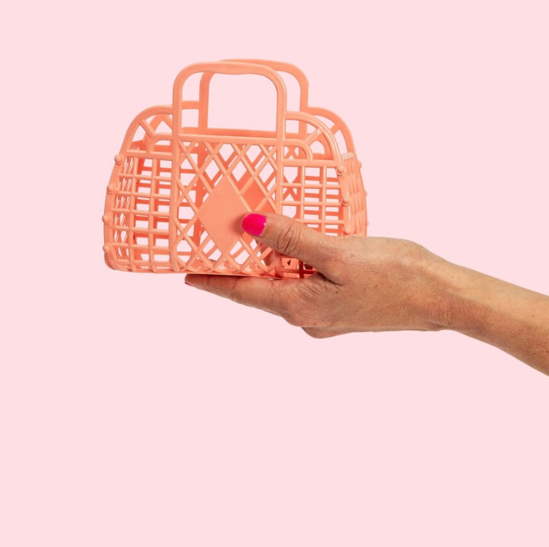 Sun Jellies Retro Basket Jelly Bag - Mini
