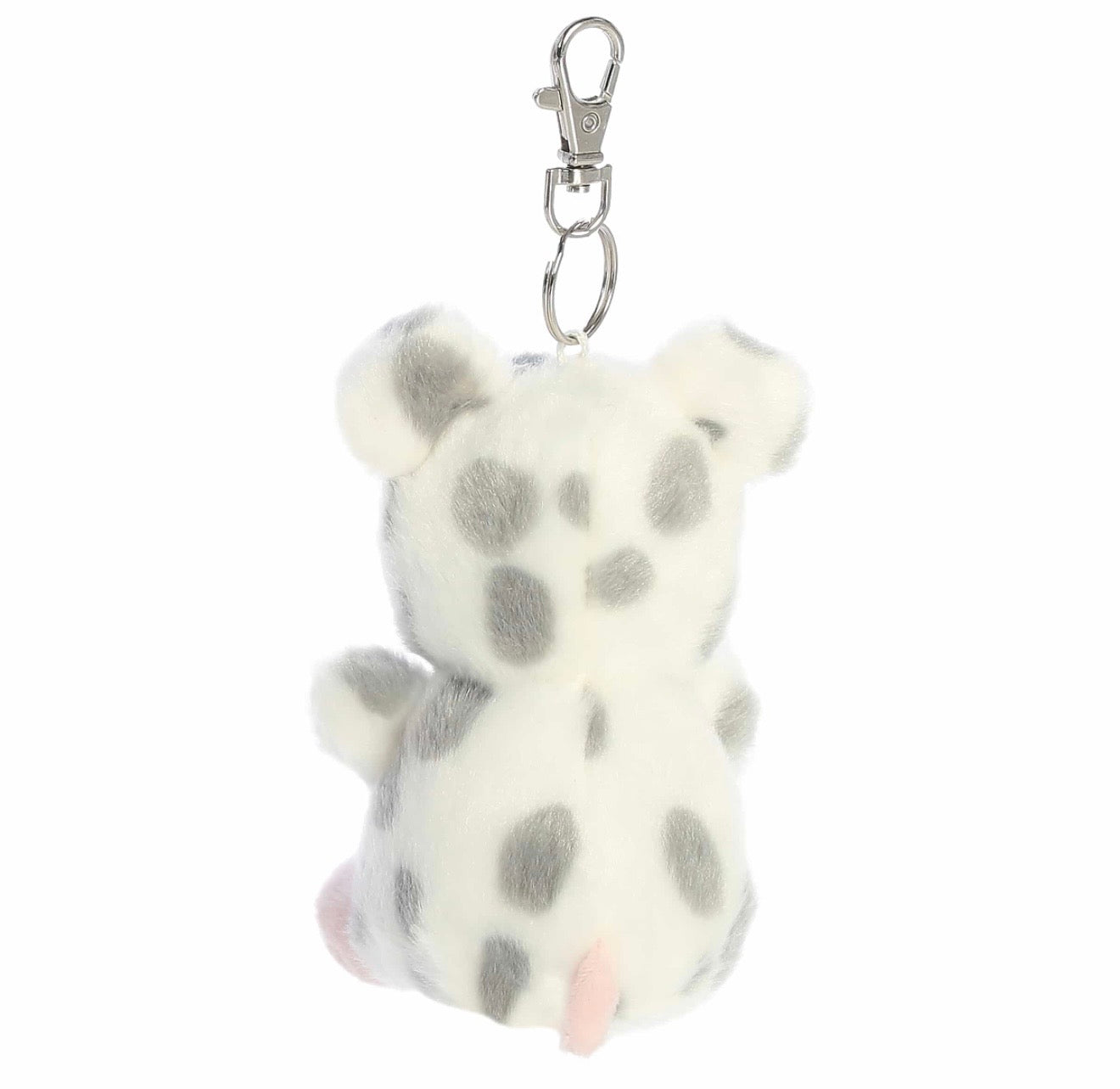 Palm Pals Piggles Spotted Pig Clip On Keychain