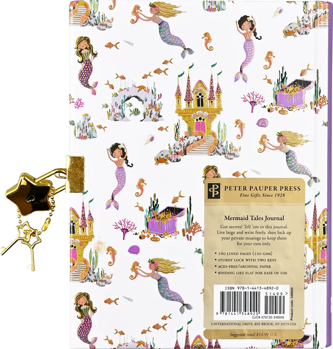 Locking Journal Mermaid Tales