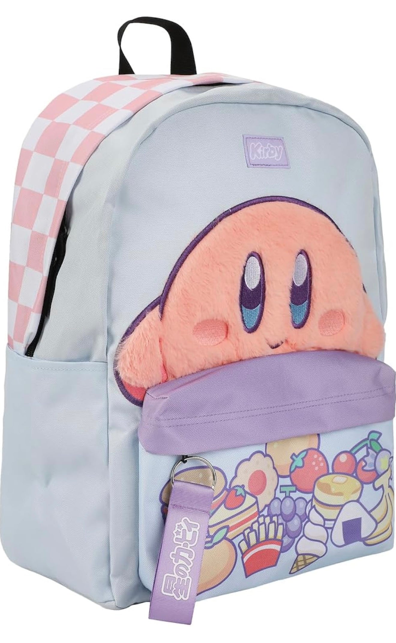 Kirby Snacks Fuzzy Backpack