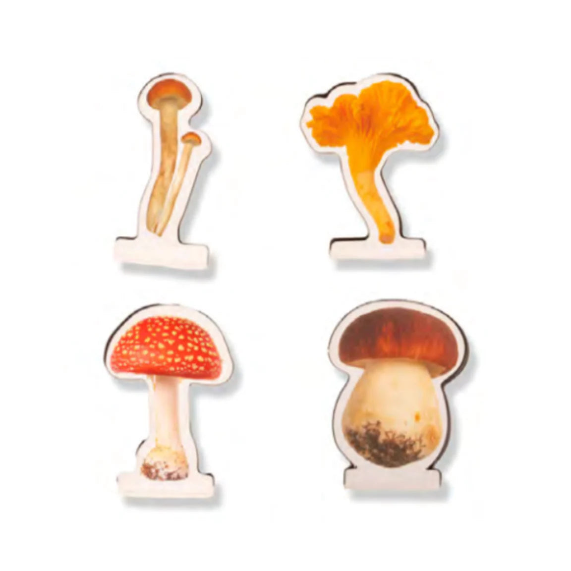 Kikkerland Mushroom Magnetic Bookmarks