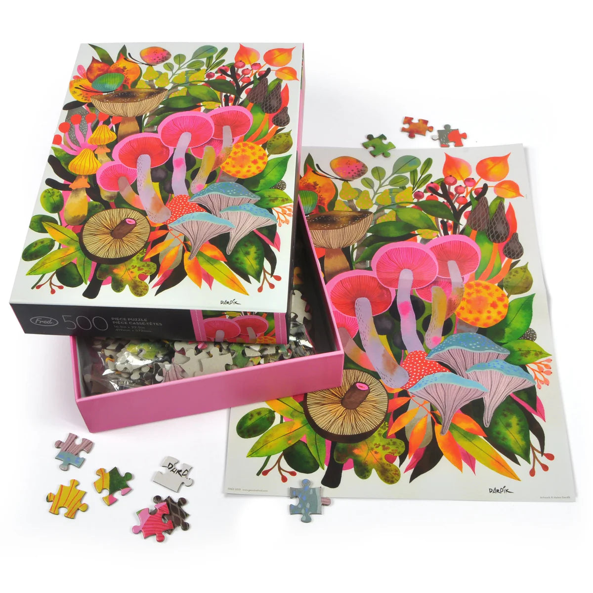 Fred & Friends Mushroom 500pc Puzzle