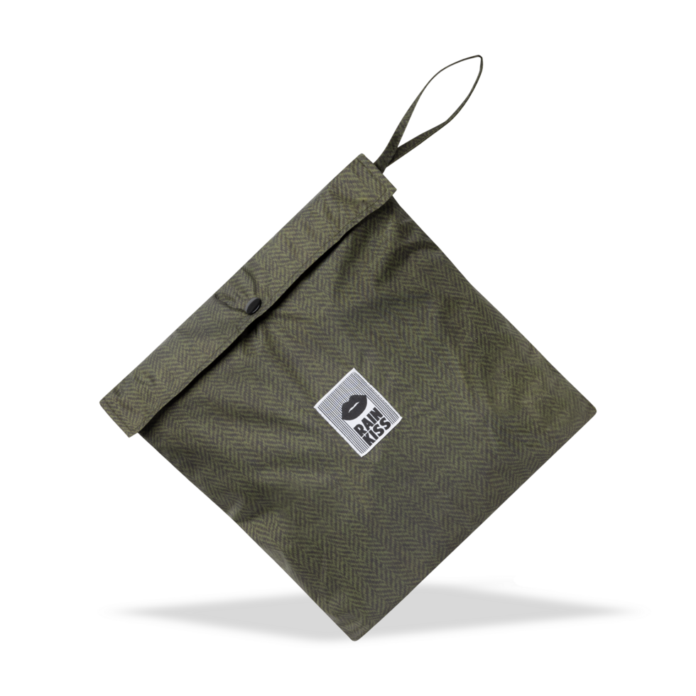Rainkiss Herringbone Rain Poncho