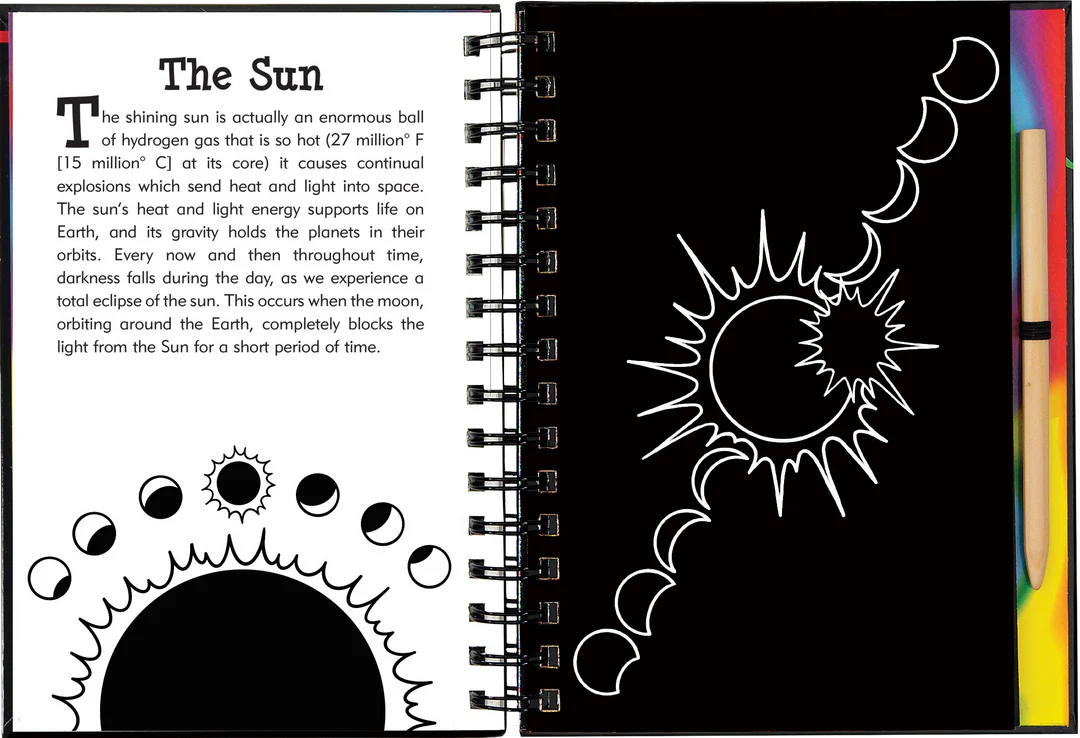 Scratch & Sketch Solar System