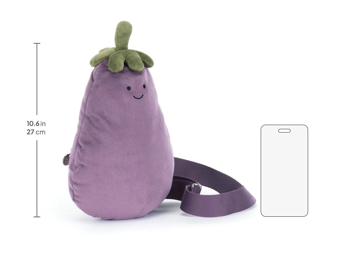 JellyCat Amuseables Eggplant Bum Bag