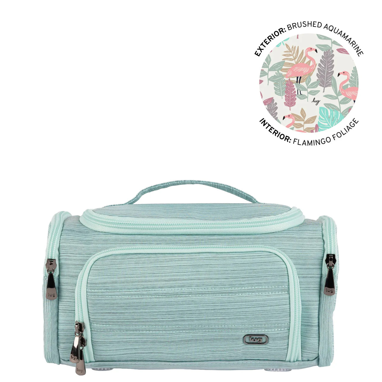 Lug Medium Trolley Toiletries Bag Aqua