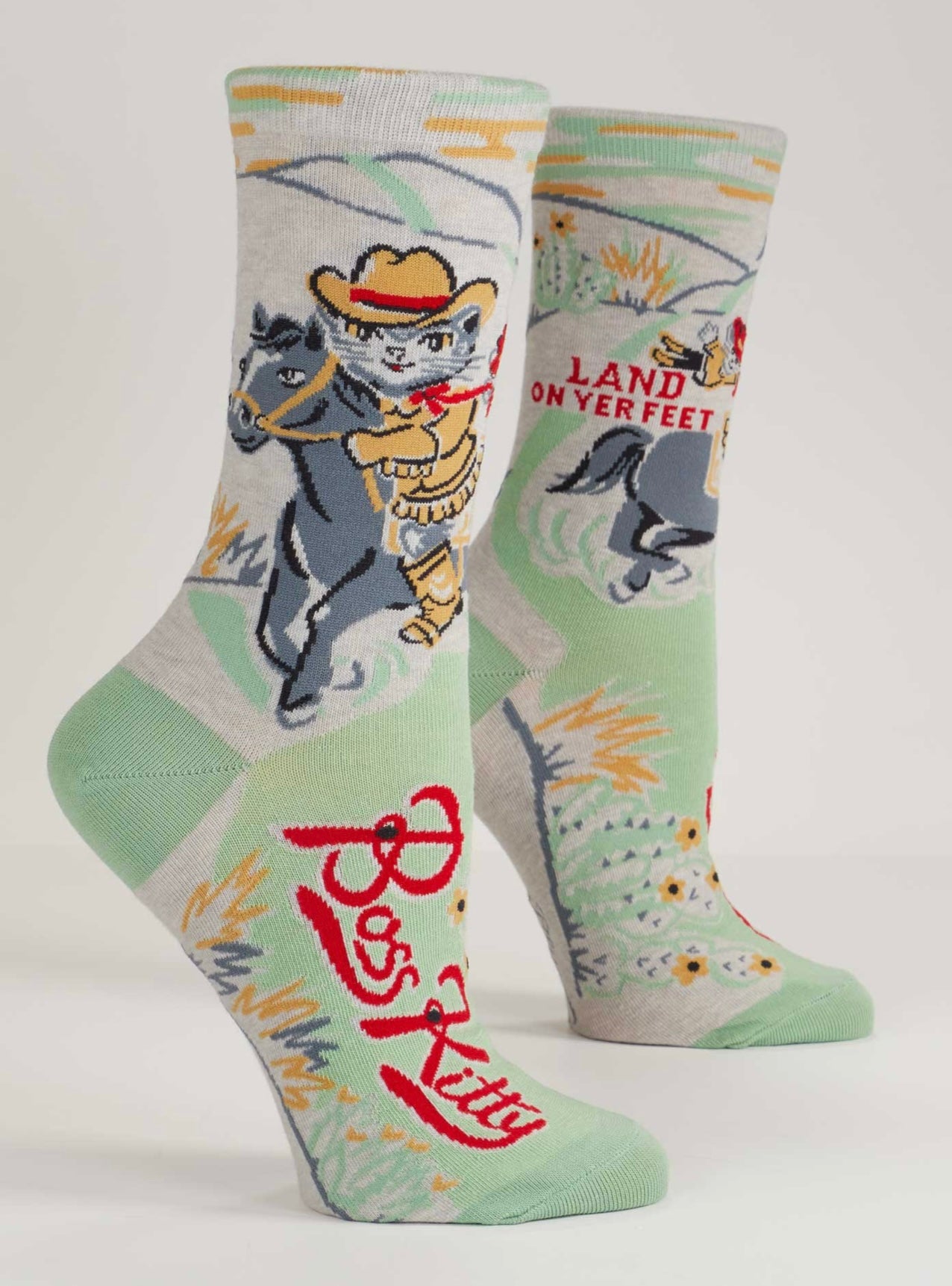 Blue Q Women’s Boss Kitty Socks