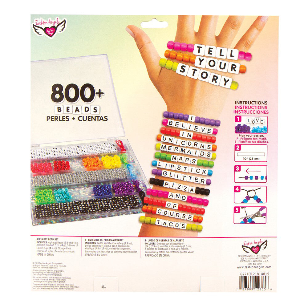 Fashion Angels Tell Your Story 800+ Beads Bracelet Kit