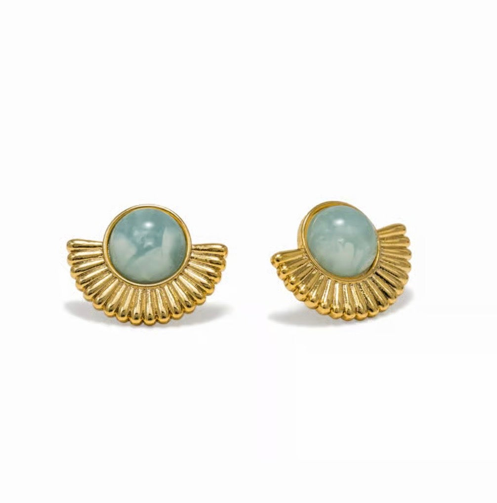 Lover’s Tempo Moonpetal Stud Earrings