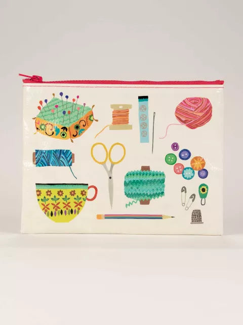 Blue Q Sewing Kit Zip Pouch