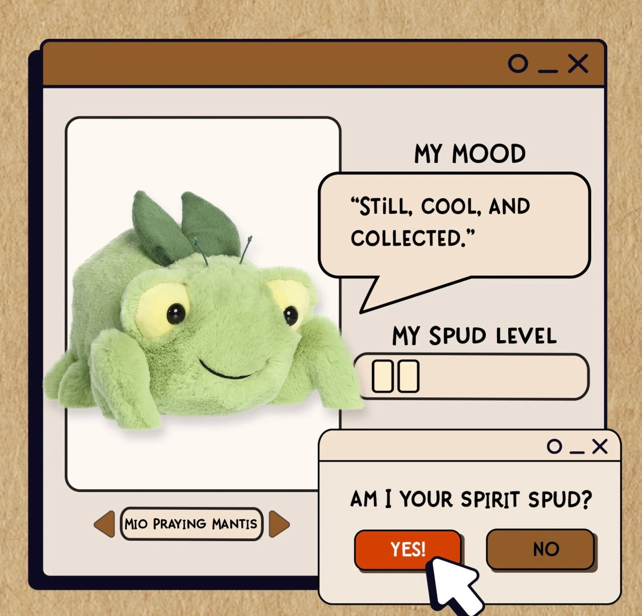 Spudsters Mio Praying Mantis