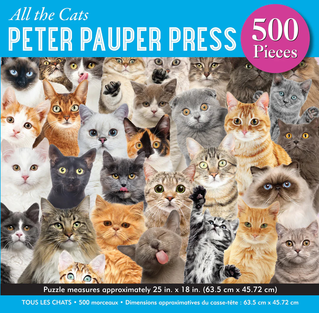 Peter Pauper All The Cats Puzzle 500pc