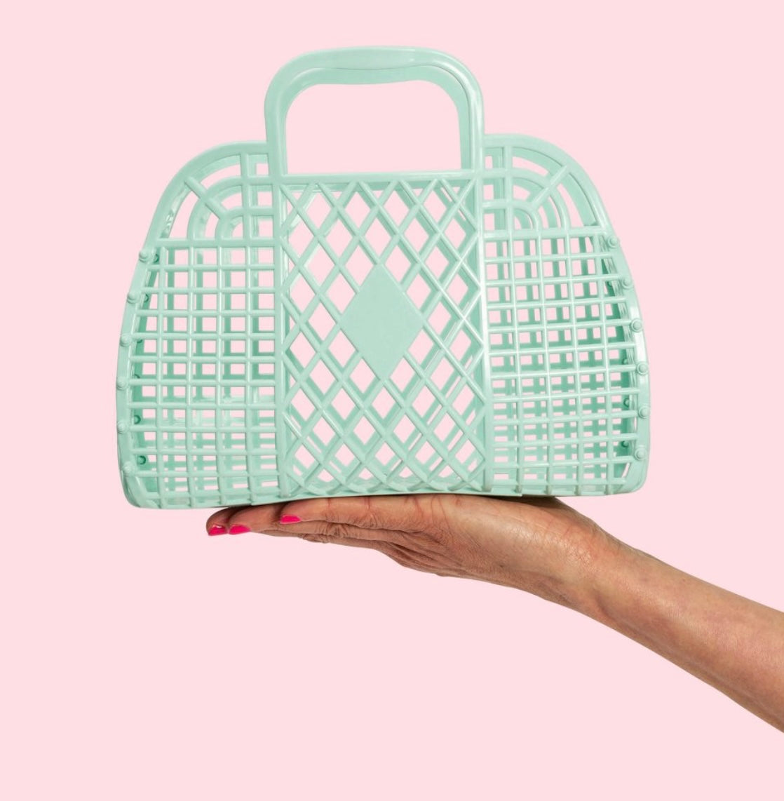 Sun Jellies Retro Basket Jelly Bag - Small