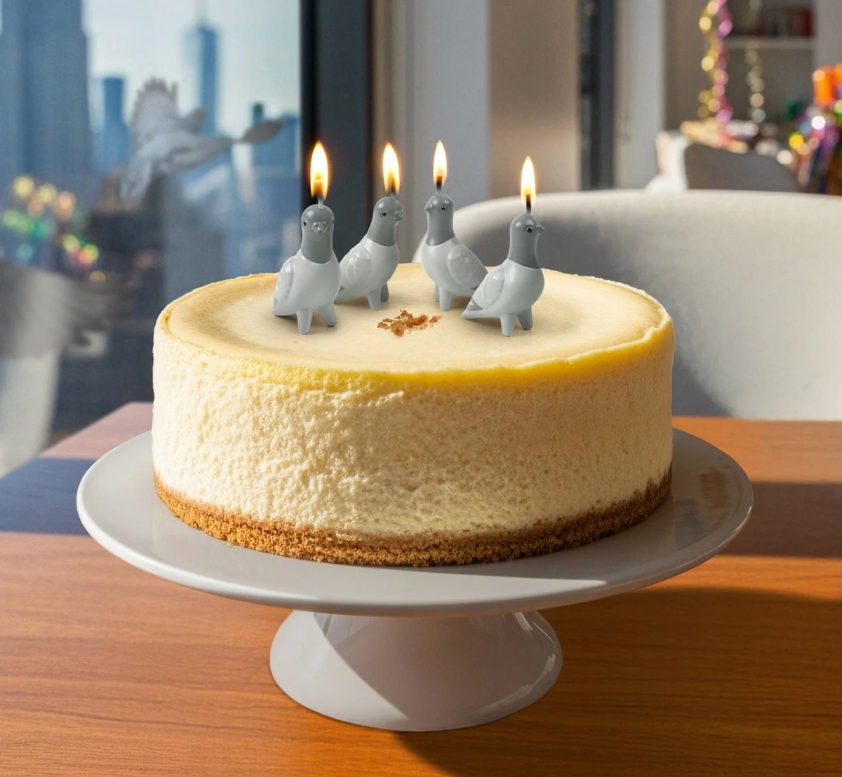 Fred & Friends Pigeon Flock Party candles