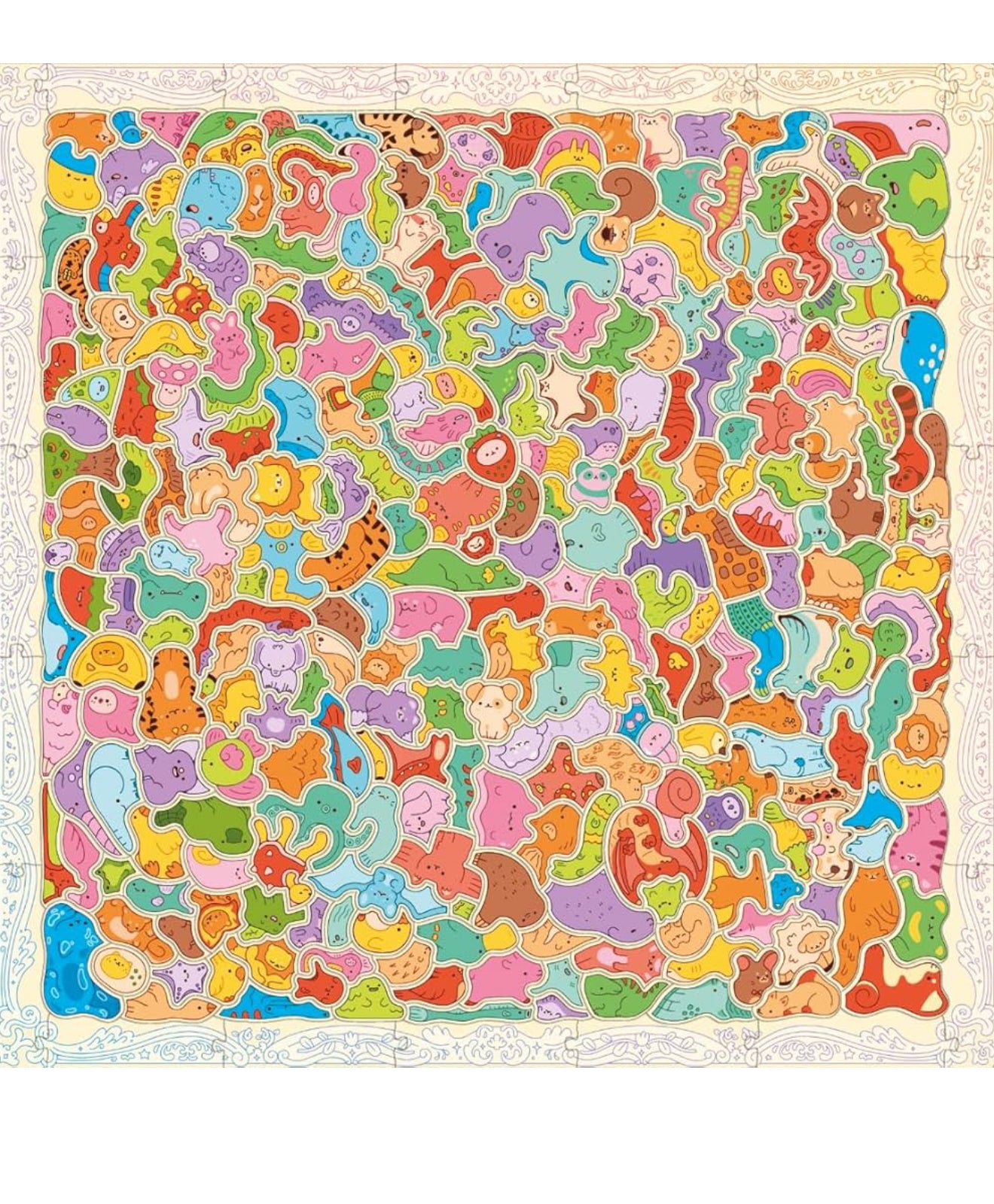 Kawaii Creatures Puzzle