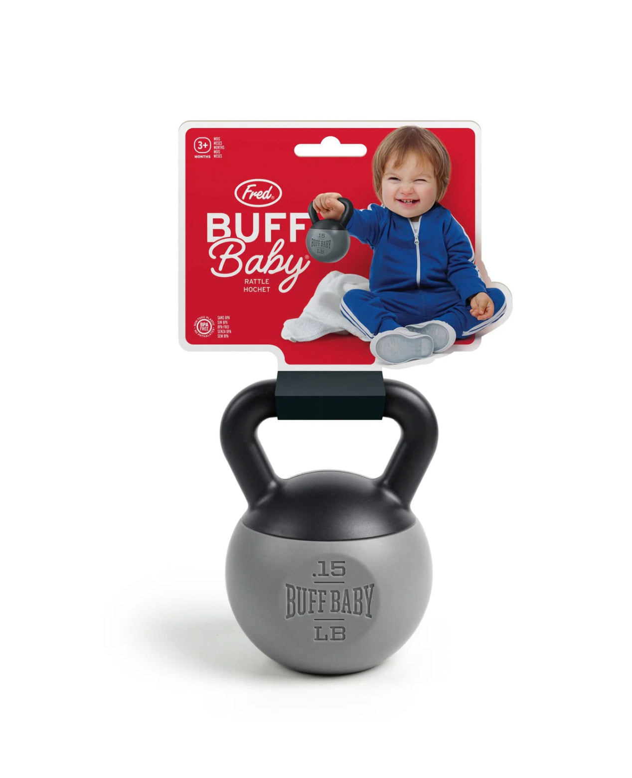 Fred Baby Kettlebell Rattle