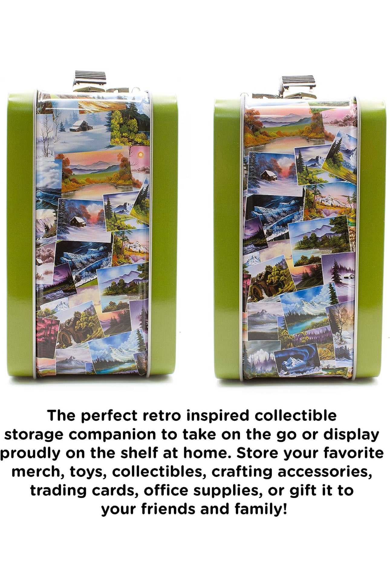 Bob Ross Retro Tin Box