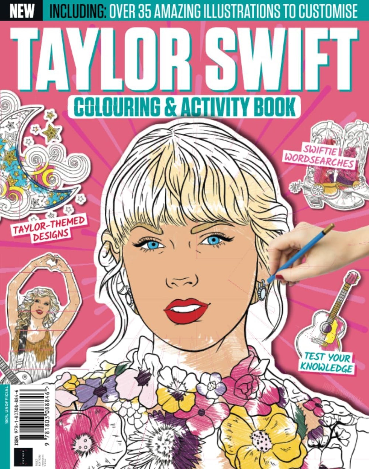 Taylor Swift Colouring Activity Book