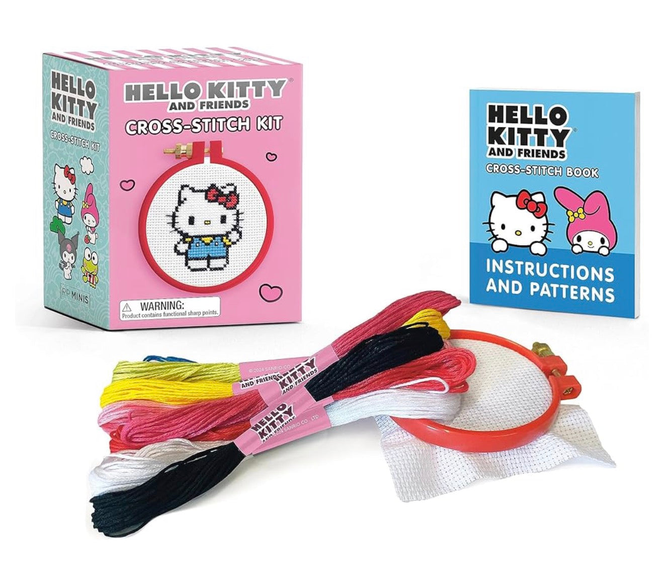 Running Press Hello Kitty Cross Stitch Kit