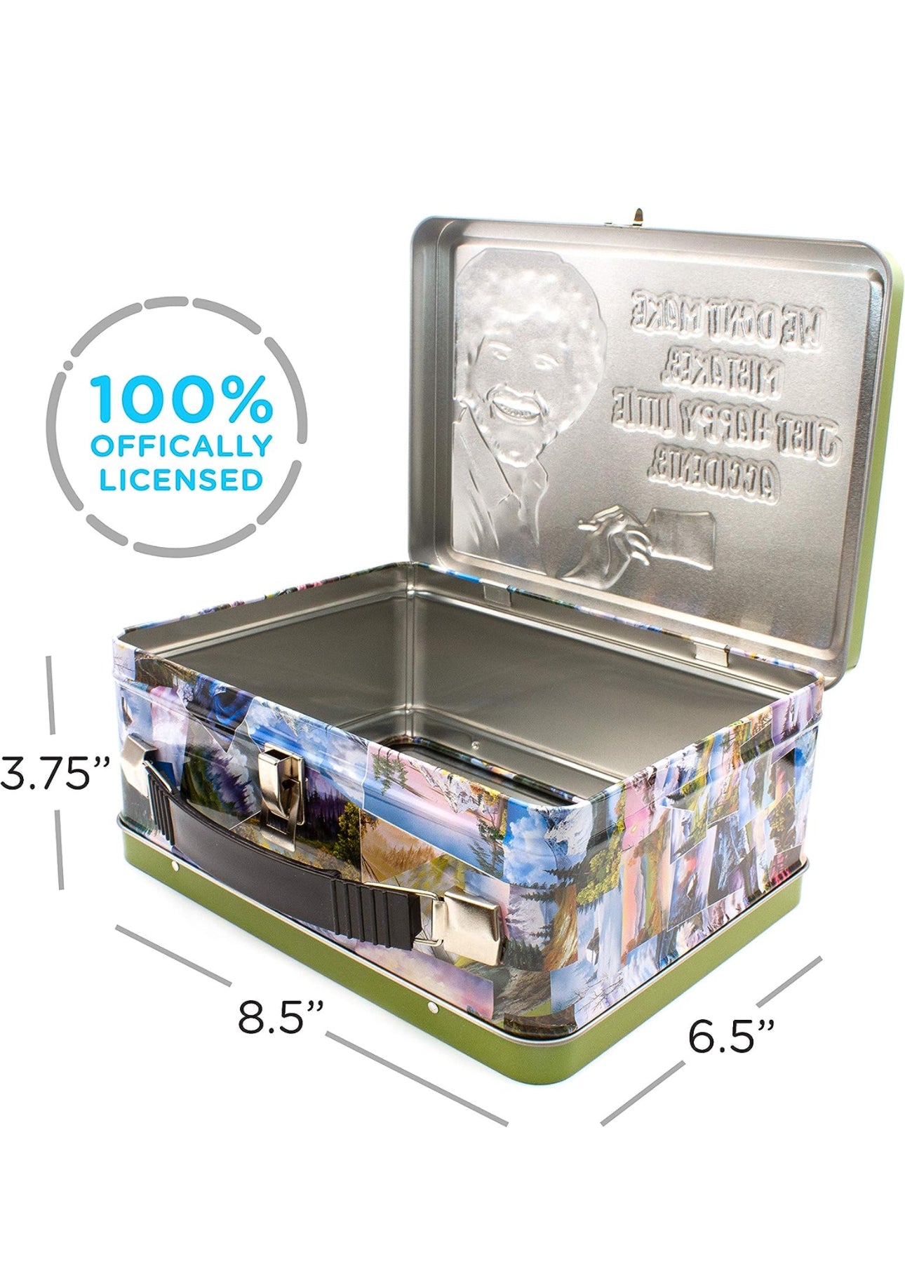Bob Ross Retro Tin Box