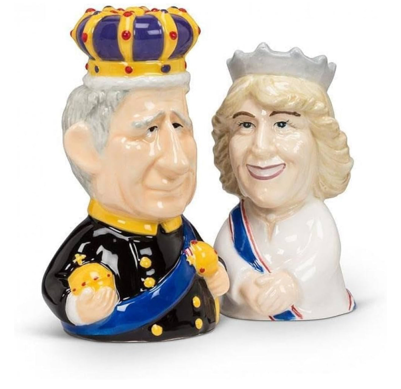 Salt & Pepper Shaker Charles and Queen Consort
