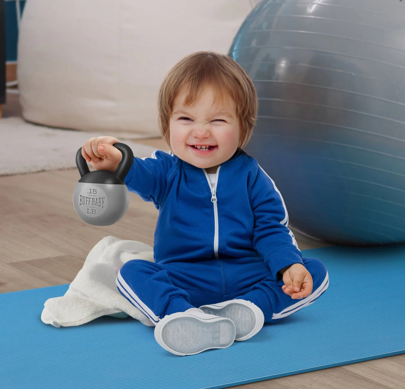 Fred Baby Kettlebell Rattle