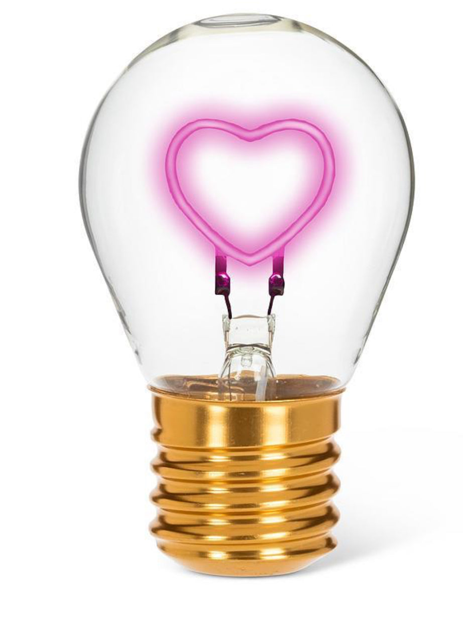 LED Mini Heart Neon Light