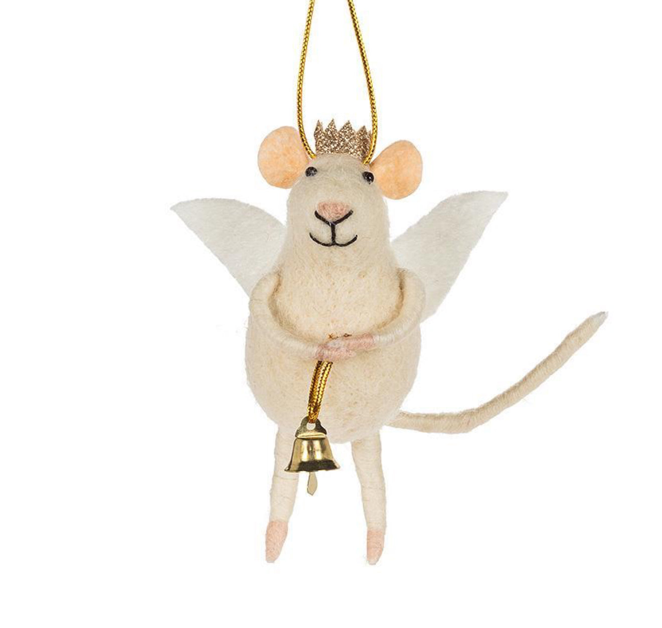 Angel Mouse Ornament