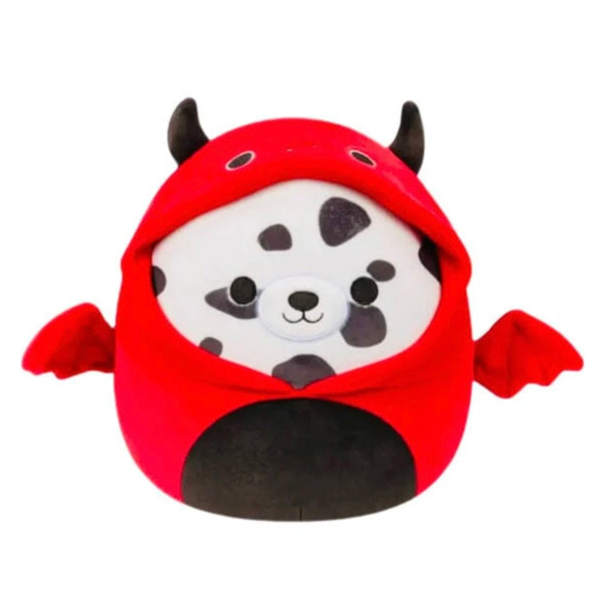 Squishmallows Dustin the Dalmatian With Devil Costume