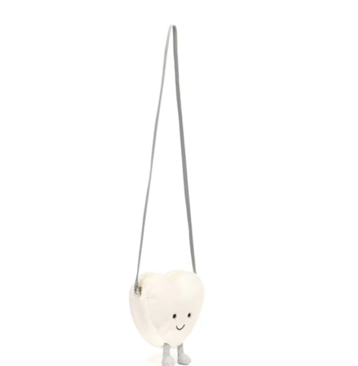 JellyCat Amuseables Cream Heart Bag