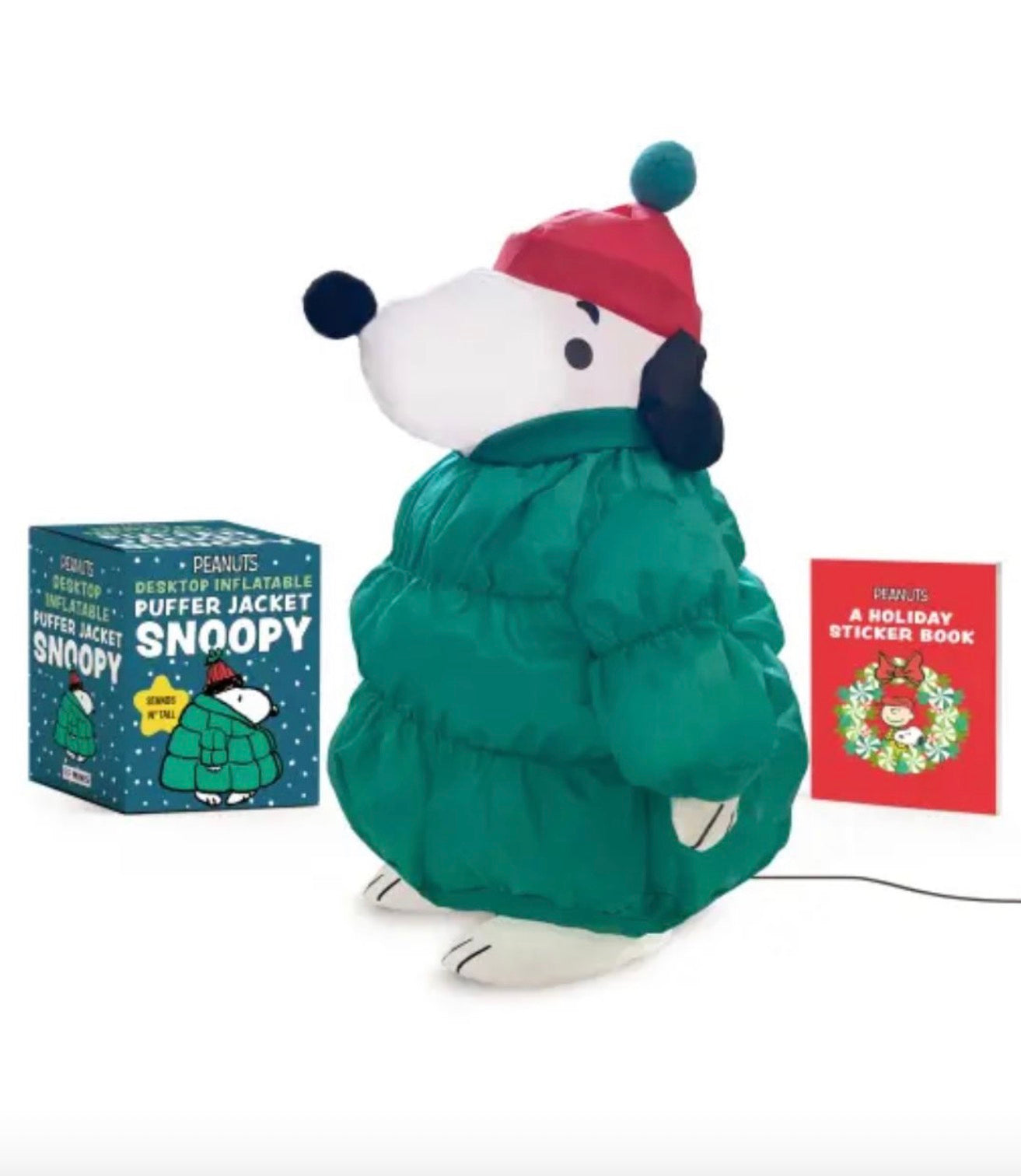 Running Press Peanuts: Desktop Inflatable Puffer Jacket Snoopy Mini Kit