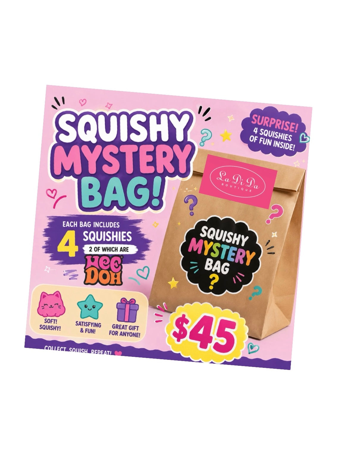 Mystery Squishy Surprise Bags