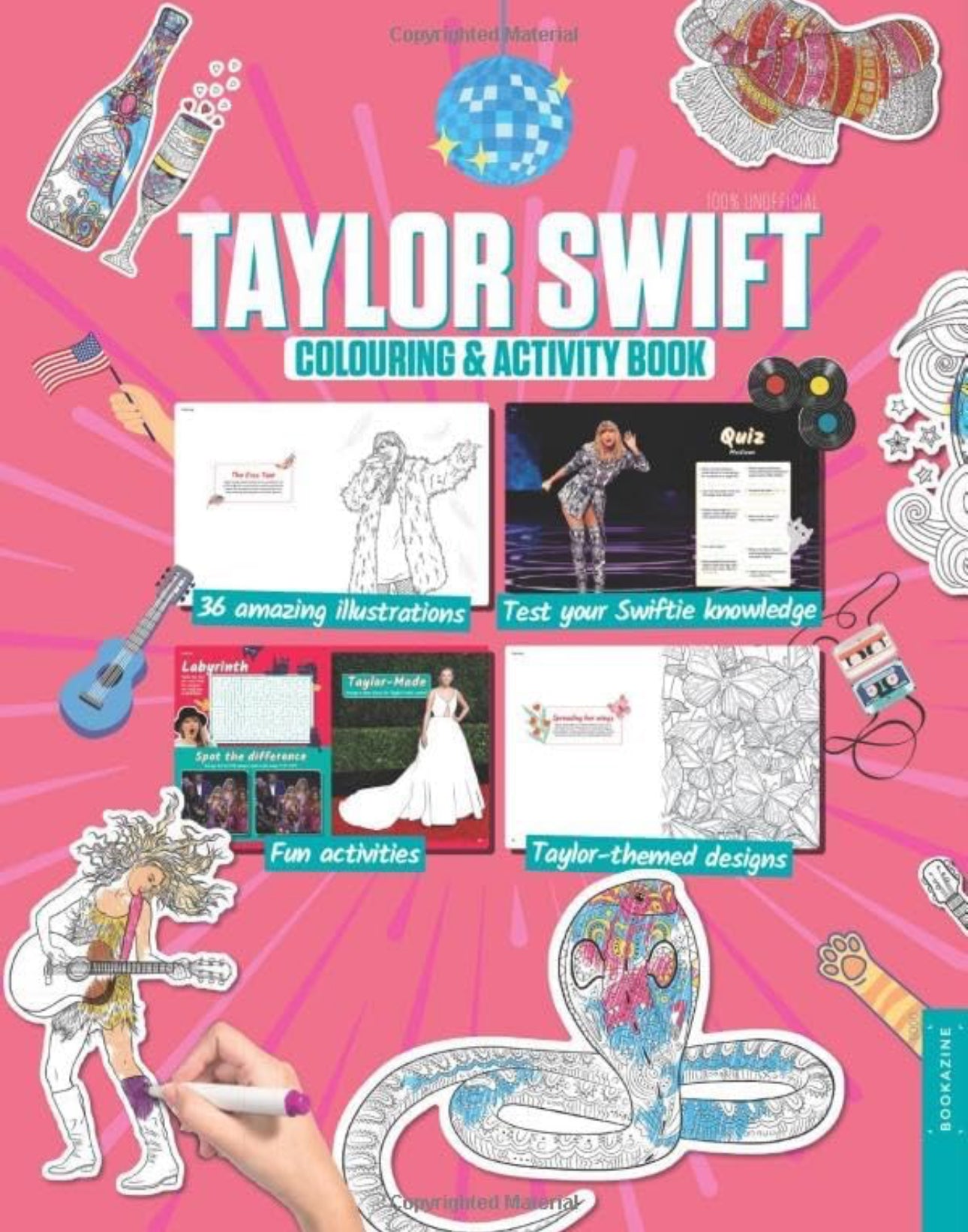 Taylor Swift Colouring Activity Book