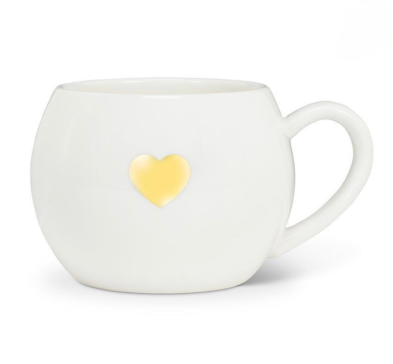 Gold Heart Mug
