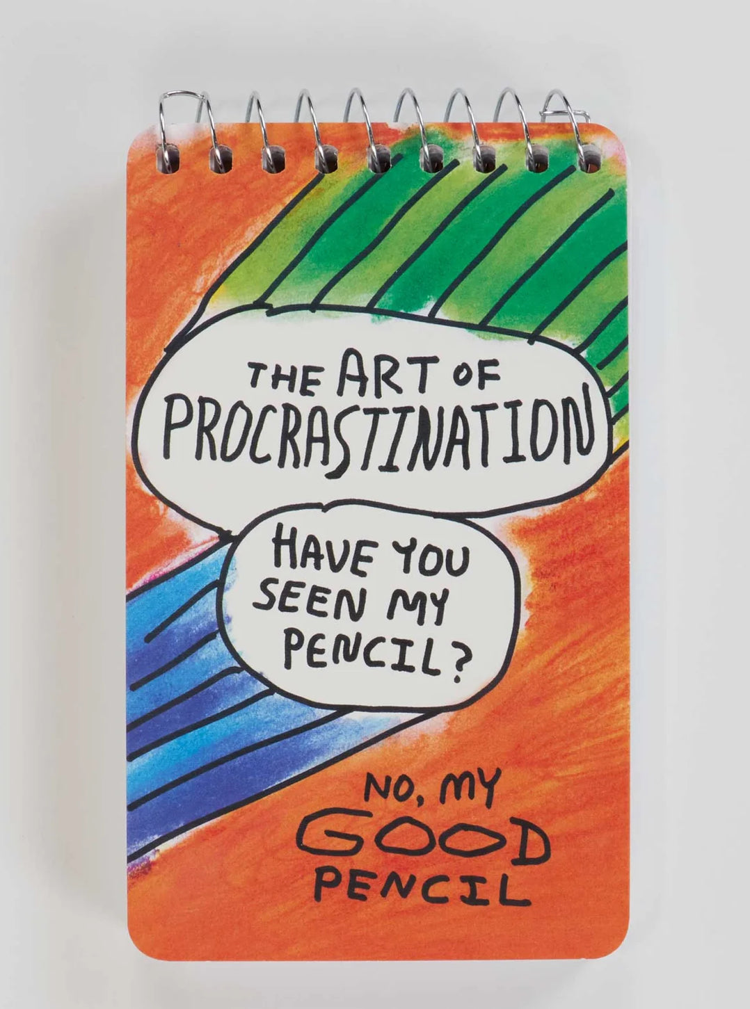 Blue Q 3x5 Spiral Notepad Procrastination